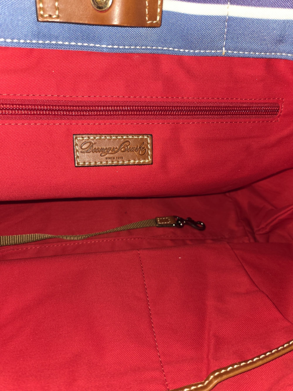 Dooney & Bourke Canvad Sullivan Shopper Tote Bag - Picture 11 of 14